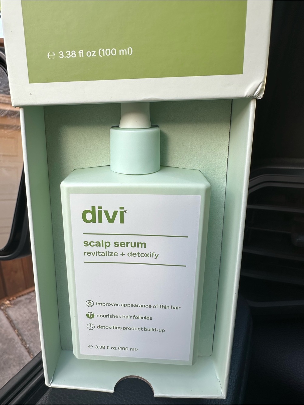 Divi Scalp Serum - Revitalize + Detoxify (Green) sealed 3.38 oz - Picture 3 of 3